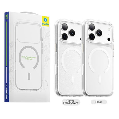 Funda MagSafe para Apple iPhone 18 Pro / 17 Pro, Blueo, Crystal Pro Anti-Drop, transparente