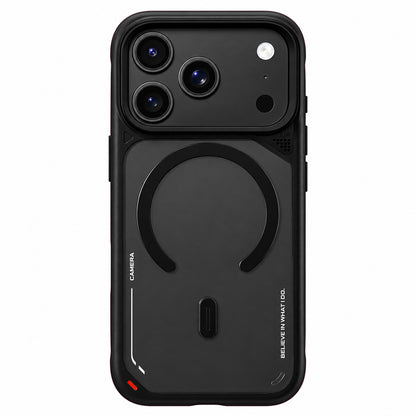 Funda MagSafe para Apple iPhone 18 Pro / 17 Pro, Blueo, soporte con disipación del calor, negra satinada