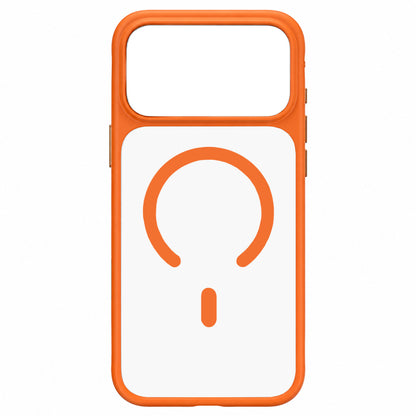 Funda MagSafe para Apple iPhone 18 Pro / 17 Pro, Blueo, respetuosa con la piel y anticaídas, naranja satinada