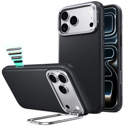 Funda MagSafe para Apple iPhone 18 Pro / 17 Pro, ESR, Atelier con soporte, Negra