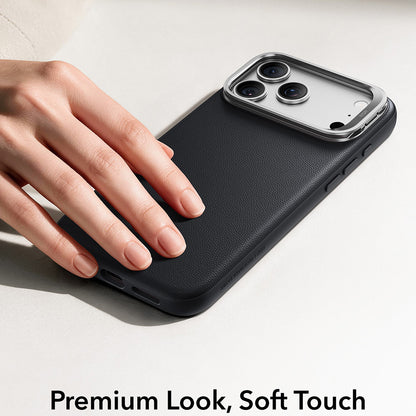 Funda MagSafe para Apple iPhone 18 Pro / 17 Pro, ESR, Atelier con soporte, Negra