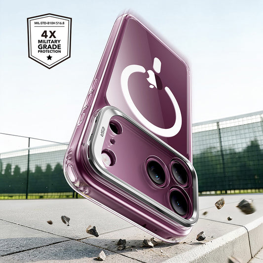 Funda MagSafe para Apple iPhone 18 Pro / 17 Pro, ESR, Classic Hybrid Kickstand, Transparente