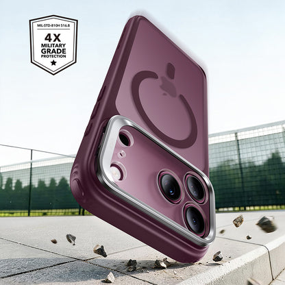 Funda MagSafe para Apple iPhone 18 Pro / 17 Pro, ESR, Classic Hybrid Kickstand, Burdeos Oscuro Satinado