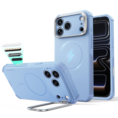 Funda MagSafe para Apple iPhone 18 Pro / 17 Pro, ESR, Cyber Armor Kickstand, Azul