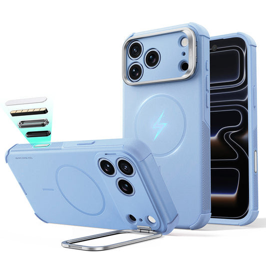 Funda MagSafe para Apple iPhone 18 Pro / 17 Pro, ESR, Cyber Armor Kickstand, Azul