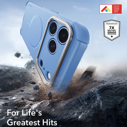 Funda MagSafe para Apple iPhone 18 Pro / 17 Pro, ESR, Cyber Armor Kickstand, Azul
