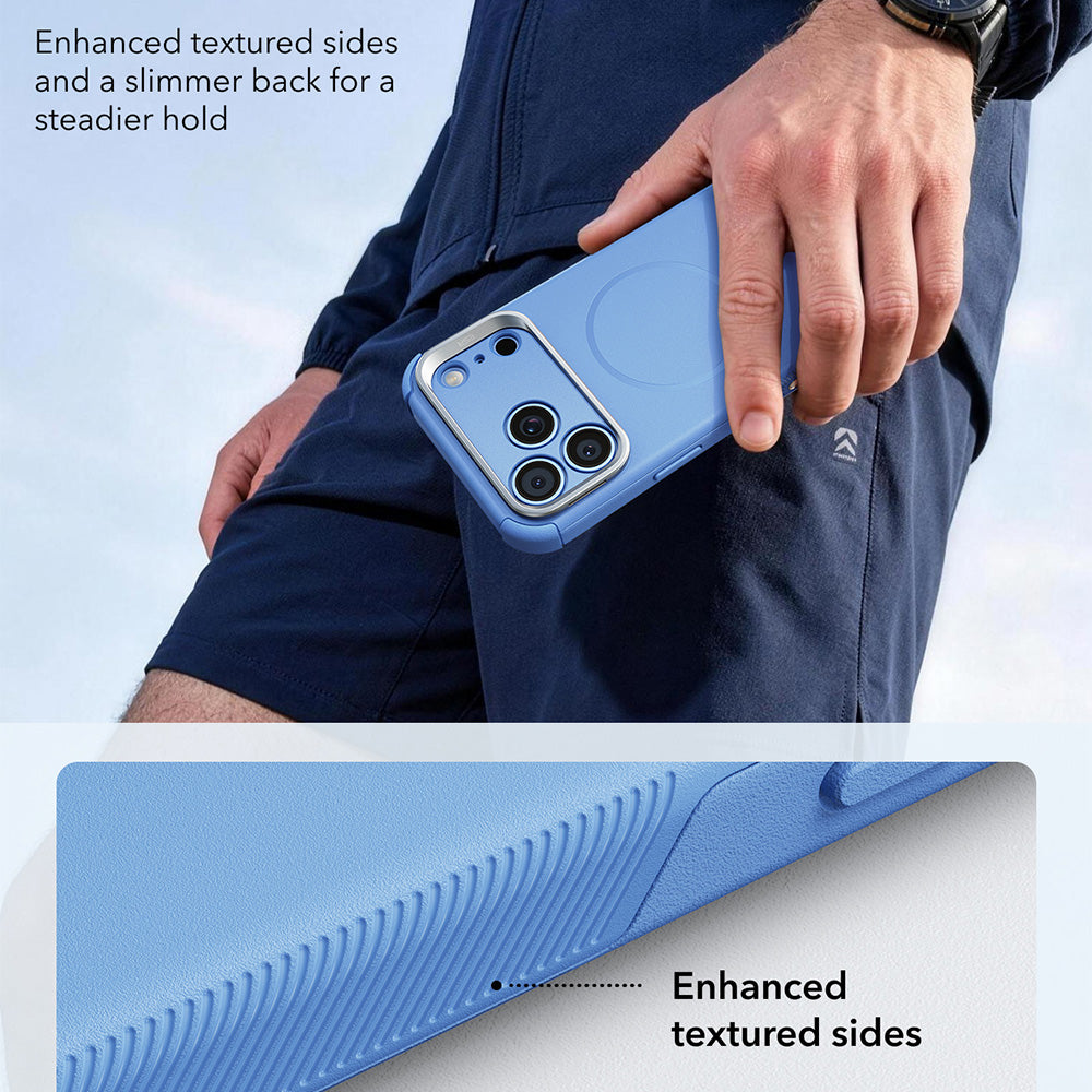 Funda MagSafe para Apple iPhone 18 Pro / 17 Pro, ESR, Cyber Armor Kickstand, Azul