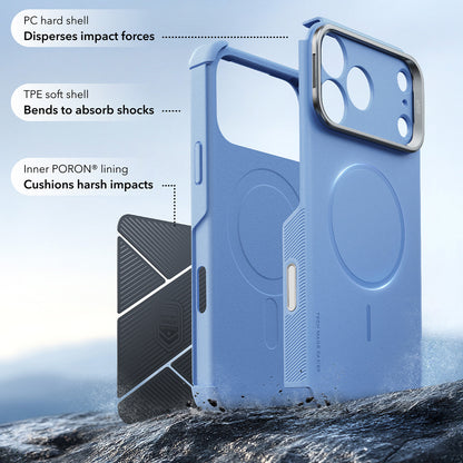 Funda MagSafe para Apple iPhone 18 Pro / 17 Pro, ESR, Cyber Armor Kickstand, Azul