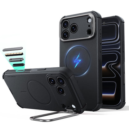 Funda MagSafe para Apple iPhone 18 Pro / 17 Pro, ESR, Cyber Armor Kickstand, Negra