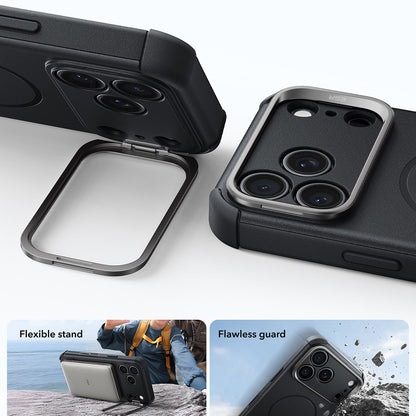 Funda MagSafe para Apple iPhone 18 Pro / 17 Pro, ESR, Cyber Armor Kickstand, Negra