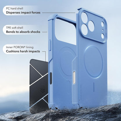 Funda MagSafe para Apple iPhone 18 Pro / 17 Pro, ESR, Cyber, Azul