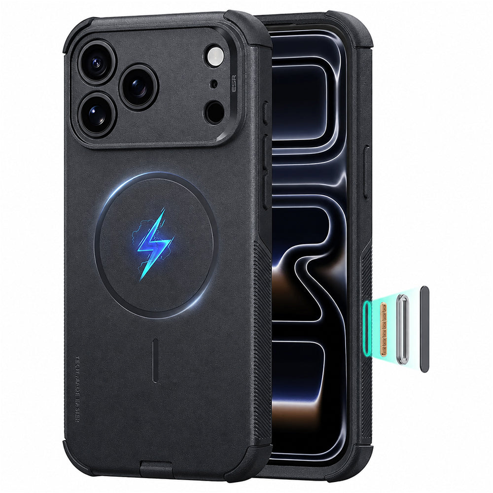 Funda MagSafe para Apple iPhone 18 Pro / 17 Pro, ESR, Cyber, Negra