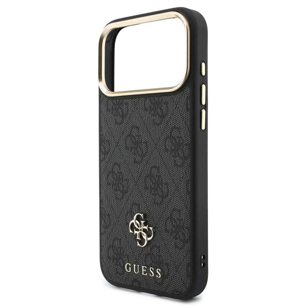 Funda MagSafe para Apple iPhone 18 Pro / 17 Pro, Guess, 4G Cardslot & Big Strap, negra