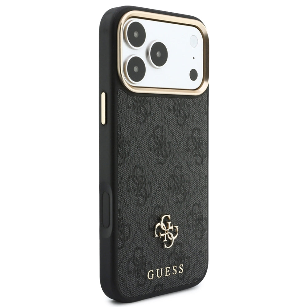 Funda MagSafe para Apple iPhone 18 Pro / 17 Pro, Guess, 4G Cardslot & Big Strap, negra