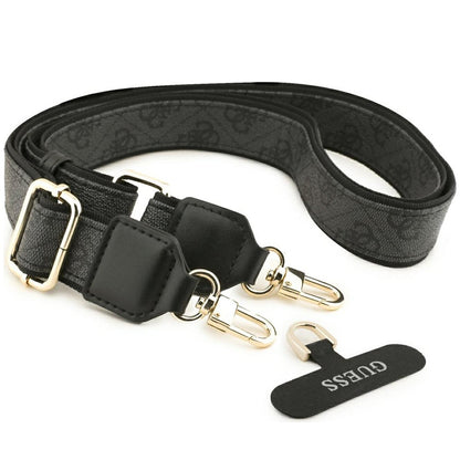 Funda MagSafe para Apple iPhone 18 Pro / 17 Pro, Guess, 4G Cardslot & Big Strap, negra