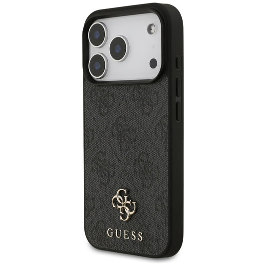Funda MagSafe para Apple iPhone 18 Pro / 17 Pro, Guess, 4G Small and Classic, Negra