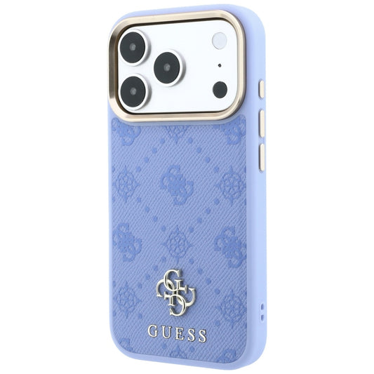 Funda MagSafe para Apple iPhone 18 Pro / 17 Pro, Guess, Peony 4G Small Logo, Azul