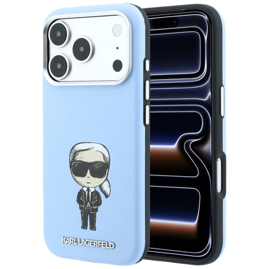 Funda MagSafe para Apple iPhone 18 Pro / 17 Pro, Karl Lagerfeld, Ikonik Sketch, Azul