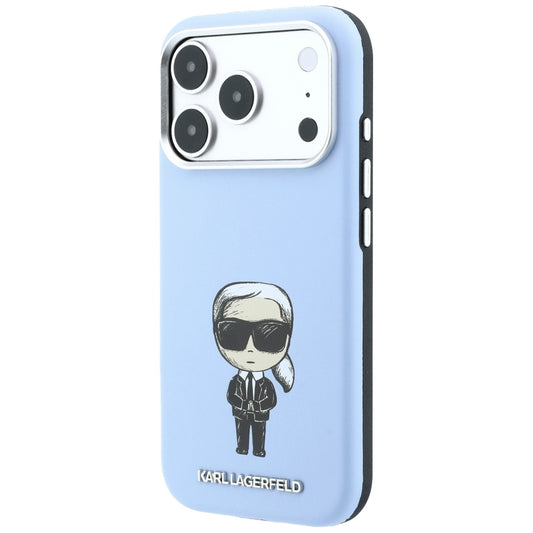Funda MagSafe para Apple iPhone 18 Pro / 17 Pro, Karl Lagerfeld, Ikonik Sketch, Azul