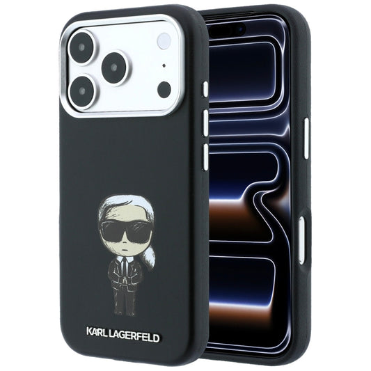 Funda MagSafe para Apple iPhone 18 Pro / 17 Pro, Karl Lagerfeld, Ikonik Sketch, Negra