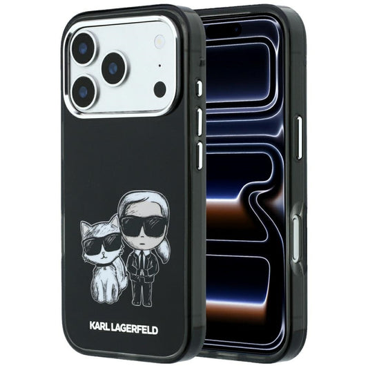 Funda MagSafe para Apple iPhone 18 Pro / 17 Pro, Karl Lagerfeld, KC Bodies Sketch, Negra