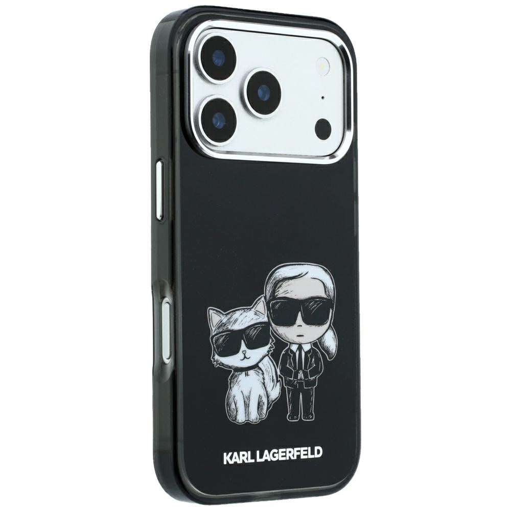 Funda MagSafe para Apple iPhone 18 Pro / 17 Pro, Karl Lagerfeld, KC Bodies Sketch, Negra
