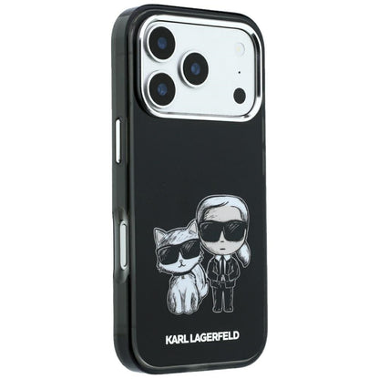 Funda MagSafe para Apple iPhone 18 Pro / 17 Pro, Karl Lagerfeld, KC Bodies Sketch, Negra