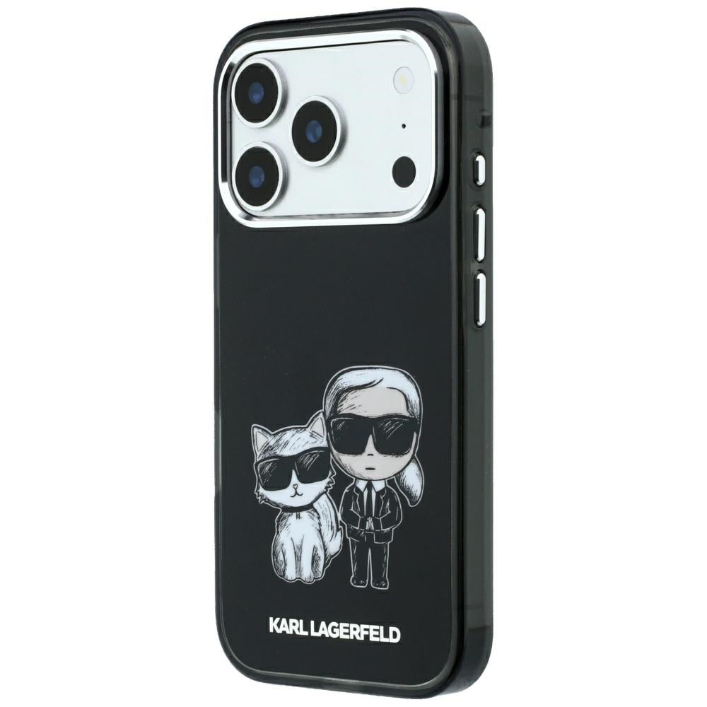 Funda MagSafe para Apple iPhone 18 Pro / 17 Pro, Karl Lagerfeld, KC Bodies Sketch, Negra
