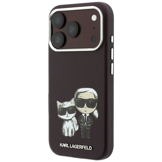 Funda MagSafe para Apple iPhone 18 Pro / 17 Pro, Karl Lagerfeld, KC Bodies Sketch, Burdeos