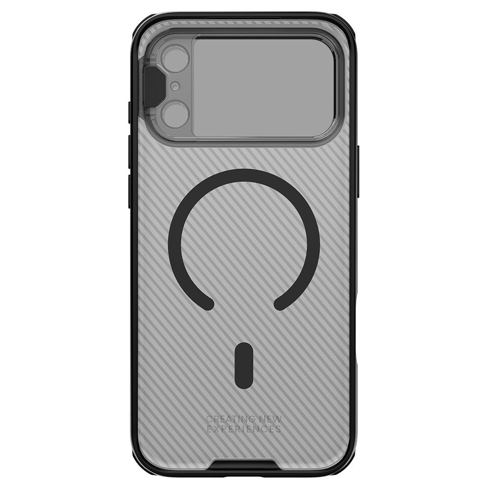 Funda MagSafe para Apple iPhone 18 Pro / 17 Pro, Nillkin, CamShield Prop, Negra Transparente