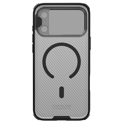 Funda MagSafe para Apple iPhone 18 Pro / 17 Pro, Nillkin, CamShield Prop, Negra Transparente