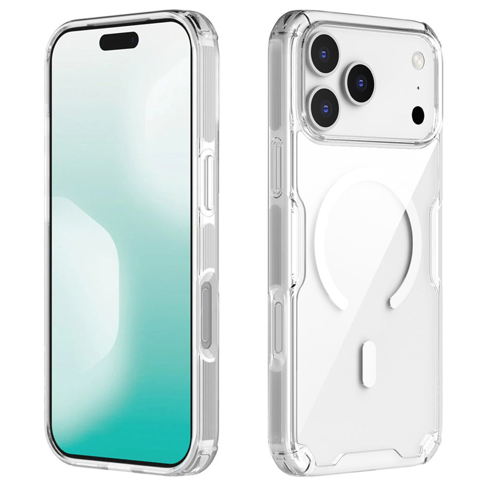 Funda MagSafe para Apple iPhone 18 Pro / 17 Pro, Nillkin, Nature Pro, Blanca