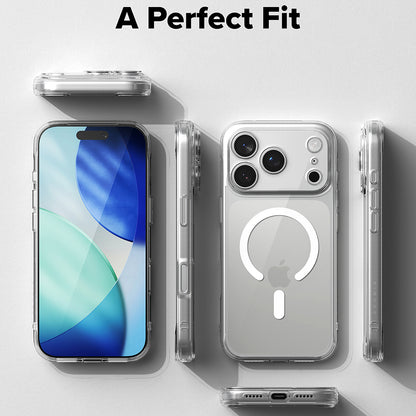 Funda MagSafe para Apple iPhone 18 Pro / 17 Pro, Ringke, Fusion, Transparente