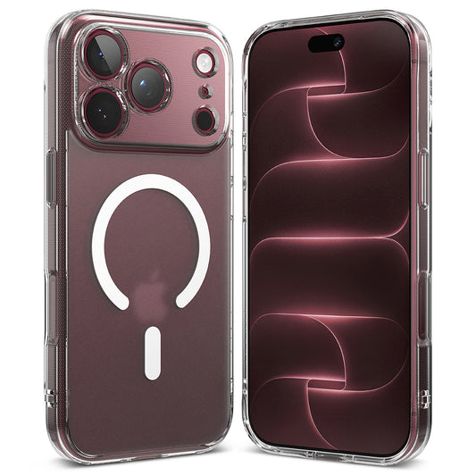 Funda MagSafe para Apple iPhone 18 Pro / 17 Pro, Ringke, Fusion, Transparente Mate