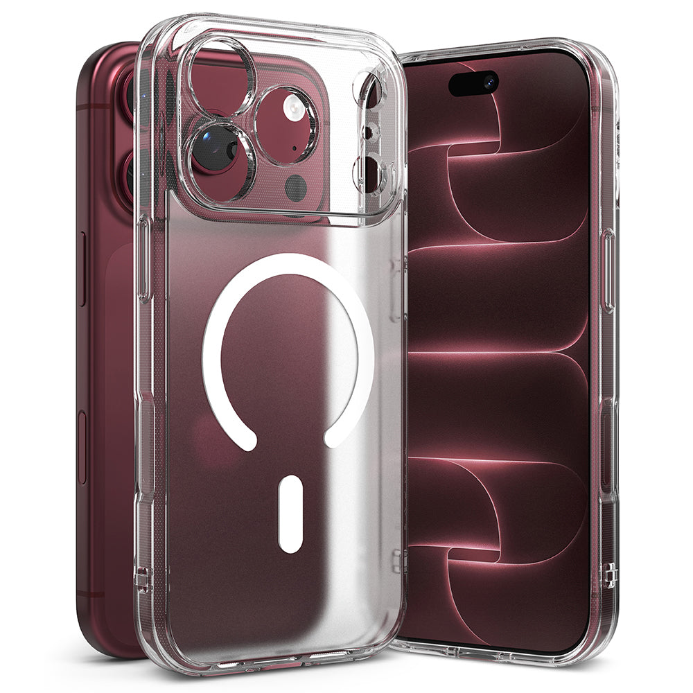 Funda MagSafe para Apple iPhone 18 Pro / 17 Pro, Ringke, Fusion, Transparente Mate