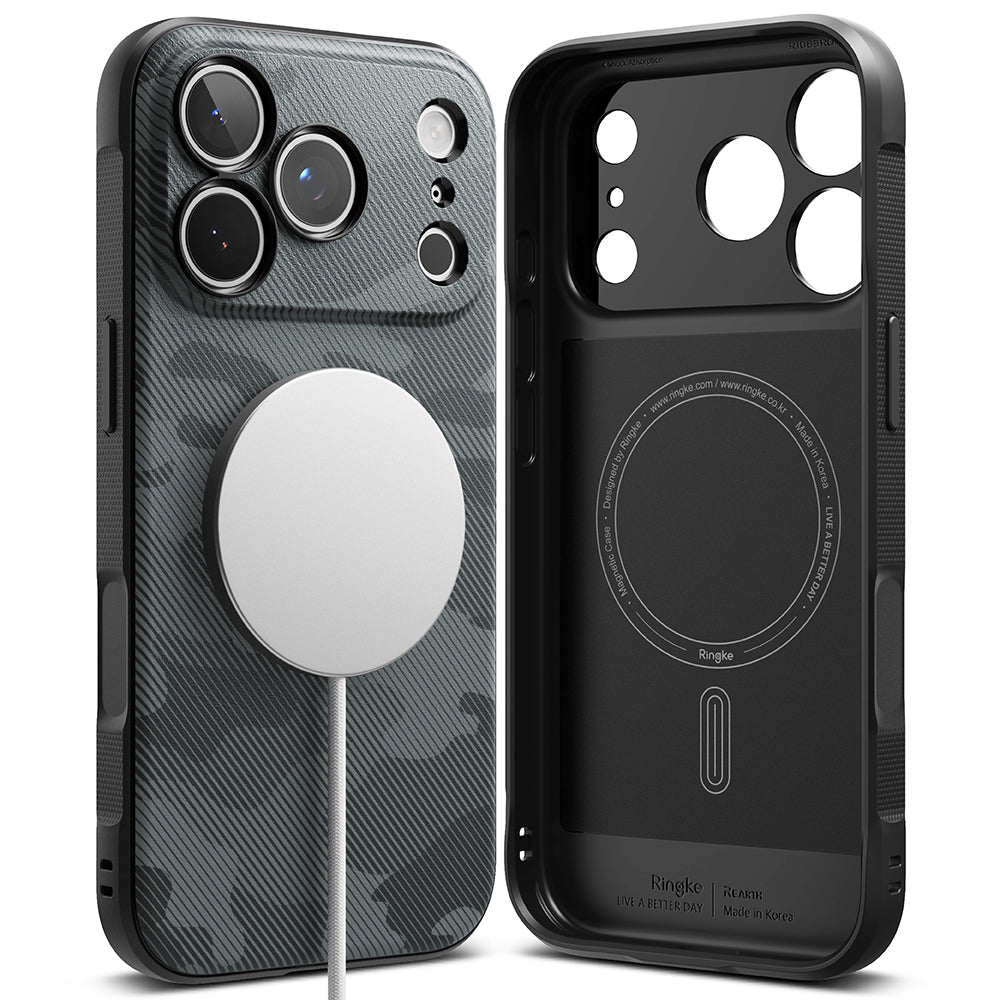 Funda MagSafe para Apple iPhone 18 Pro / 17 Pro, Ringke, Onyx, Camuflaje