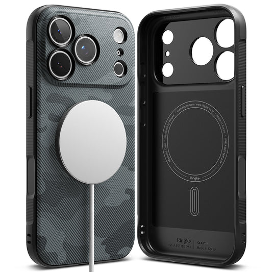 Funda MagSafe para Apple iPhone 18 Pro / 17 Pro, Ringke, Onyx, Camuflaje