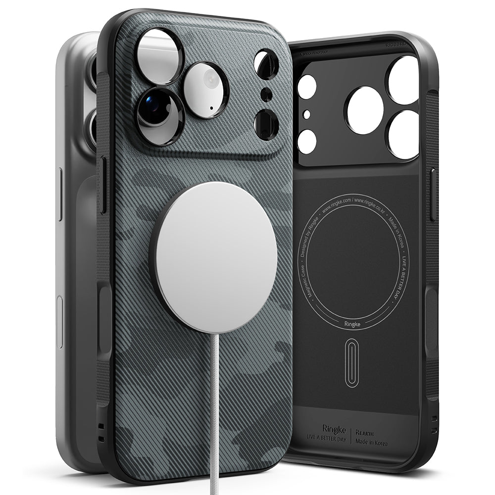 Funda MagSafe para Apple iPhone 18 Pro / 17 Pro, Ringke, Onyx, Camuflaje