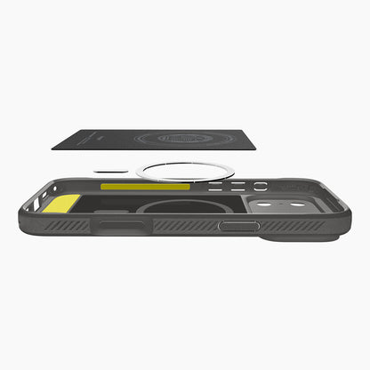 MagSafe Case for Apple iPhone 18 Pro / 17 Pro, Spigen, Rugged Armor, Gray ACS12148