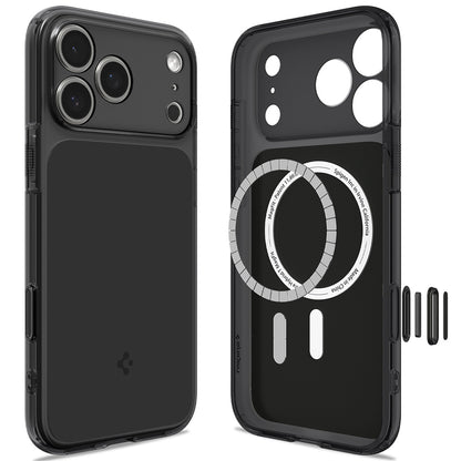 Funda MagSafe para Apple iPhone 18 Pro / 17 Pro, Spigen, Ultra Hybrid T, Negra Mate ACS12171
