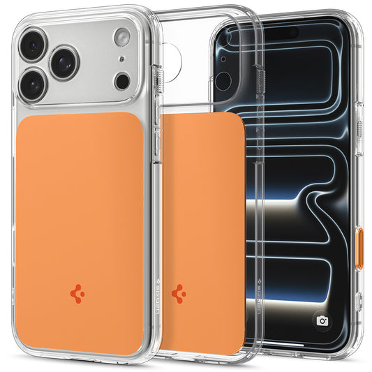 Funda MagSafe para Apple iPhone 18 Pro / 17 Pro, Spigen, Ultra Hybrid T, Naranja ACS12170
