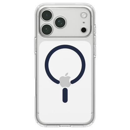 Funda MagSafe para Apple iPhone 18 Pro / 17 Pro, Spigen, Ultra Hybrid, Transparente Azul Marino ACS12158