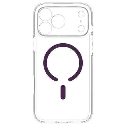 Funda MagSafe para Apple iPhone 18 Pro / 17 Pro, Spigen, Ultra Hybrid, color vino transparente ACS12335