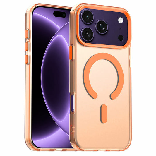 Funda MagSafe para Apple iPhone 18 Pro / 17 Pro, Techsuit, CandyCase, Naranja