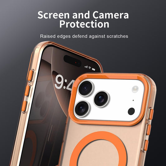 Funda MagSafe para Apple iPhone 18 Pro / 17 Pro, Techsuit, CandyCase, Naranja