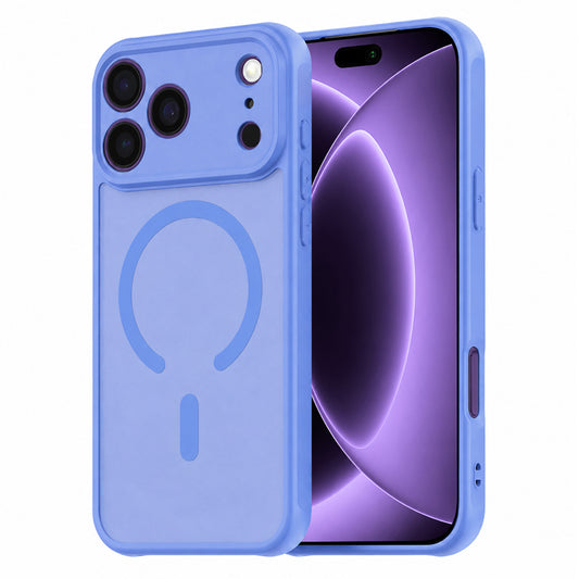 Funda MagSafe para Apple iPhone 18 Pro / 17 Pro, Techsuit, HaloFrost II, Azul