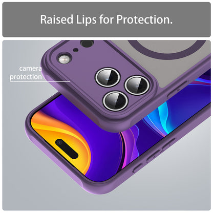 Funda MagSafe para Apple iPhone 18 Pro / 17 Pro, Techsuit, HaloFrost II, Morado