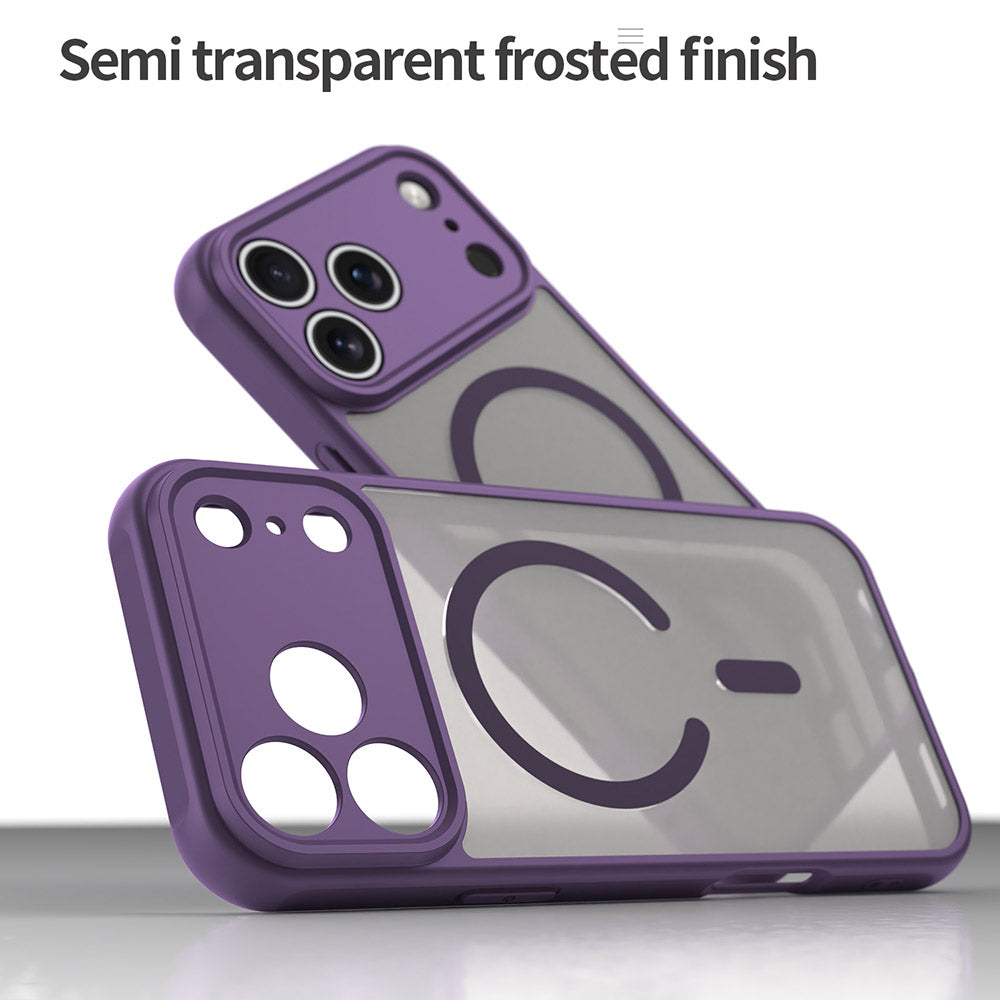 Funda MagSafe para Apple iPhone 18 Pro / 17 Pro, Techsuit, HaloFrost II, Morado