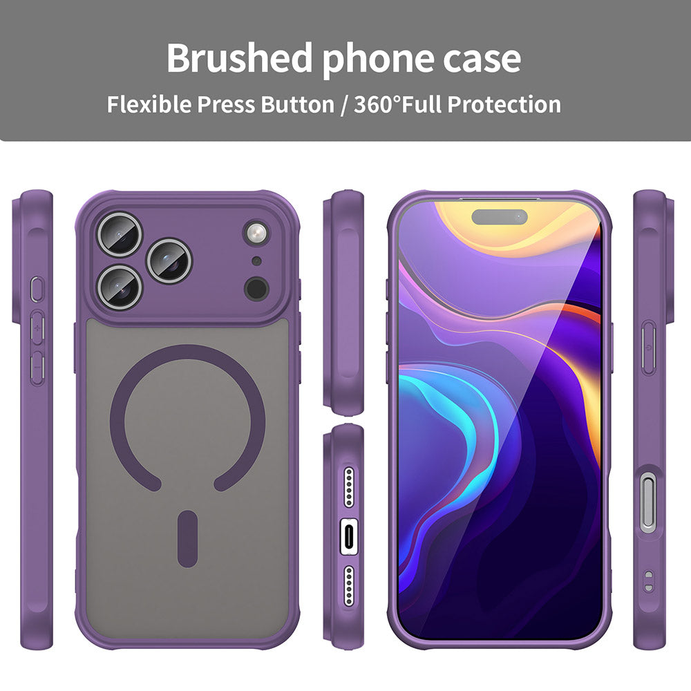Funda MagSafe para Apple iPhone 18 Pro / 17 Pro, Techsuit, HaloFrost II, Morado