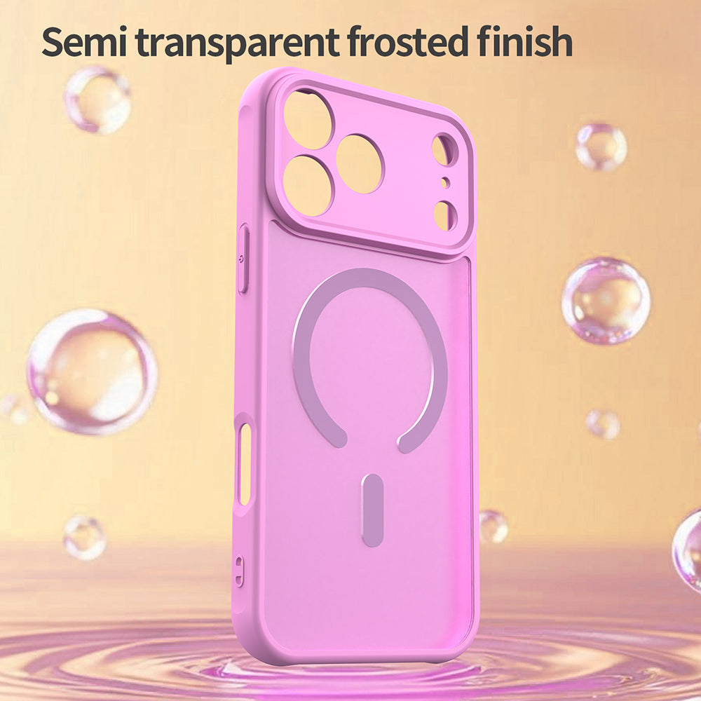 Funda MagSafe para Apple iPhone 18 Pro / 17 Pro, Techsuit, HaloFrost II, Naranja